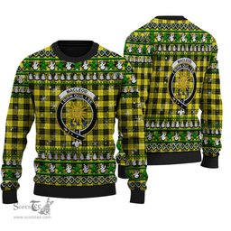 Scottish MacLeod of Lewis Modern Clan Crest Tartan Ugly Christmas Sweater - Plaid Family Ugly Sweater Scottish Plaid Tartan Plaid - ScotsTee - scotstee.com