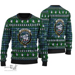 Scottish Galbraith Ancient Clan Crest Tartan Ugly Christmas Sweater - Plaid Family Ugly Sweater Scottish Plaid Tartan Plaid - ScotsTee - scotstee.com
