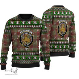 Scottish MacGillivray Hunting Ancient Clan Crest Tartan Ugly Christmas Sweater - Plaid Family Ugly Sweater Scottish Plaid Tartan Plaid - ScotsTee - scotstee.com