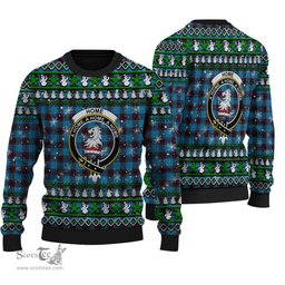 Scottish Home Ancient Clan Crest Tartan Ugly Christmas Sweater - Plaid Family Ugly Sweater Scottish Plaid Tartan Plaid - ScotsTee - scotstee.com