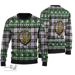 Scottish MacPherson Dress Modern Clan Crest Tartan Ugly Christmas Sweater - Plaid Family Ugly Sweater Scottish Plaid Tartan Plaid - ScotsTee - scotstee.com