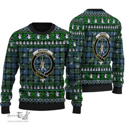 Scottish MacKay Ancient Clan Crest Tartan Ugly Christmas Sweater - Plaid Family Ugly Sweater Scottish Plaid Tartan Plaid - ScotsTee - scotstee.com