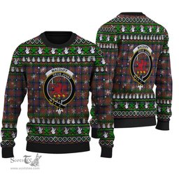 Scottish MacDuff Hunting Modern Clan Crest Tartan Ugly Christmas Sweater - Plaid Family Ugly Sweater Scottish Plaid Tartan Plaid - ScotsTee - scotstee.com