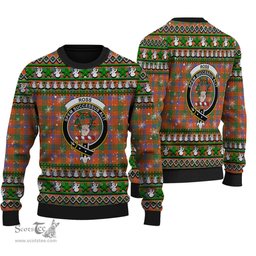 Scottish Ross Ancient Clan Crest Tartan Ugly Christmas Sweater - Plaid Family Ugly Sweater Scottish Plaid Tartan Plaid - ScotsTee - scotstee.com