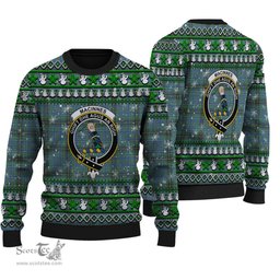 Scottish MacInnes Ancient Clan Crest Tartan Ugly Christmas Sweater - Plaid Family Ugly Sweater Scottish Plaid Tartan Plaid - ScotsTee - scotstee.com