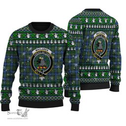 Scottish MacLaren Ancient Clan Crest Tartan Ugly Christmas Sweater - Plaid Family Ugly Sweater Scottish Plaid Tartan Plaid - ScotsTee - scotstee.com