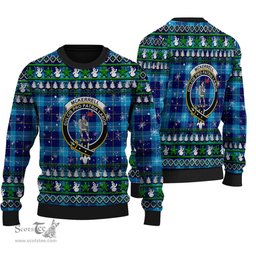 Scottish McKerrell Clan Crest Tartan Ugly Christmas Sweater - Plaid Family Ugly Sweater Scottish Plaid Tartan Plaid - ScotsTee - scotstee.com