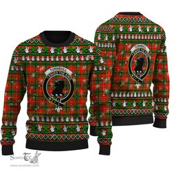 Scottish Turnbull Dress Clan Crest Tartan Ugly Christmas Sweater - Plaid Family Ugly Sweater Scottish Plaid Tartan Plaid - ScotsTee - scotstee.com