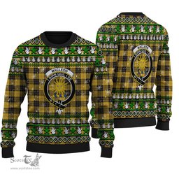 Scottish MacLeod of Lewis Ancient Clan Crest Tartan Ugly Christmas Sweater - Plaid Family Ugly Sweater Scottish Plaid Tartan Plaid - ScotsTee - scotstee.com