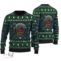 Scottish Farquharson Ancient Clan Crest Tartan Ugly Christmas Sweater - Plaid Family Ugly Sweater Scottish Plaid Tartan Plaid - ScotsTee - scotstee.com