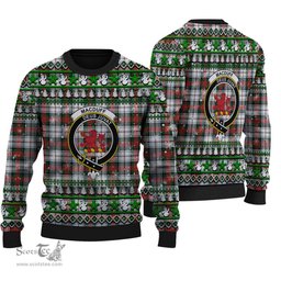 Scottish MacDuff Dress Modern Clan Crest Tartan Ugly Christmas Sweater - Plaid Family Ugly Sweater Scottish Plaid Tartan Plaid - ScotsTee - scotstee.com