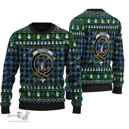 Scottish Guthrie Ancient Clan Crest Tartan Ugly Christmas Sweater - Plaid Family Ugly Sweater Scottish Plaid Tartan Plaid - ScotsTee - scotstee.com