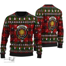 Scottish MacLeod of Raasay Clan Crest Tartan Ugly Christmas Sweater - Plaid Family Ugly Sweater Scottish Plaid Tartan Plaid - ScotsTee - scotstee.com