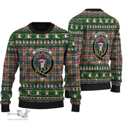 Scottish Buchanan Ancient Clan Crest Tartan Ugly Christmas Sweater - Plaid Family Ugly Sweater Scottish Plaid Tartan Plaid - ScotsTee - scotstee.com