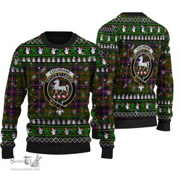Scottish Cochrane Modern Clan Crest Tartan Ugly Christmas Sweater - Plaid Family Ugly Sweater Scottish Plaid Tartan Plaid - ScotsTee - scotstee.com