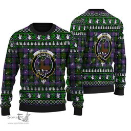 Scottish Blair Modern Clan Crest Tartan Ugly Christmas Sweater - Plaid Family Ugly Sweater Scottish Plaid Tartan Plaid - ScotsTee - scotstee.com