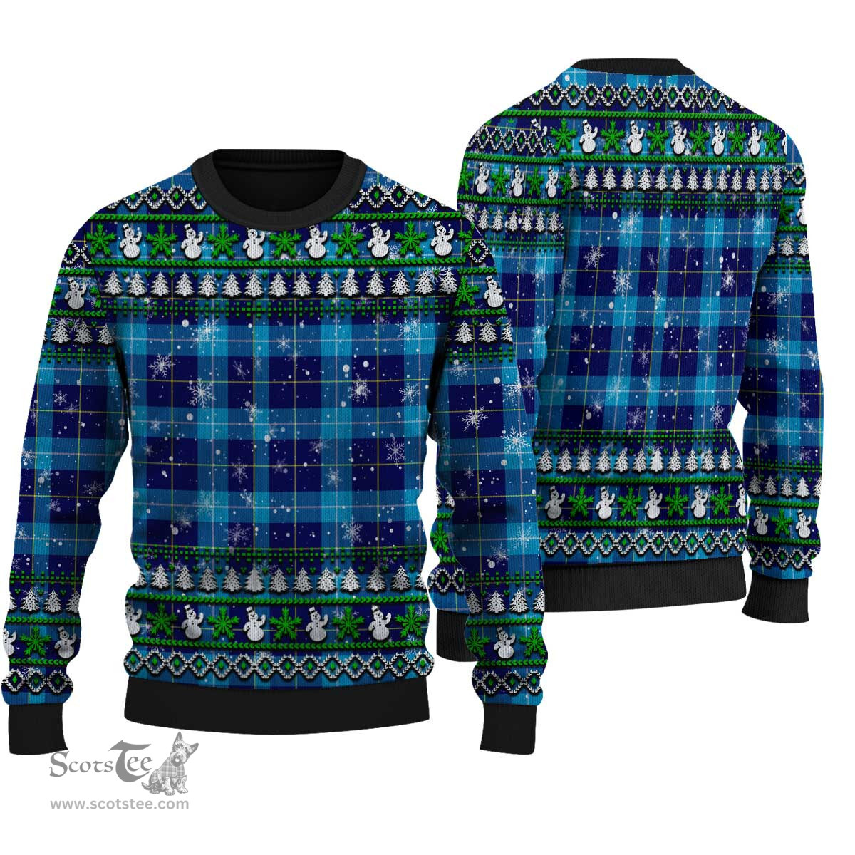 Scottish McKerrell Clan Tartan Ugly Christmas Sweater - Plaid Family Ugly Sweater Scottish Plaid Tartan Plaid - ScotsTee - scotstee.com