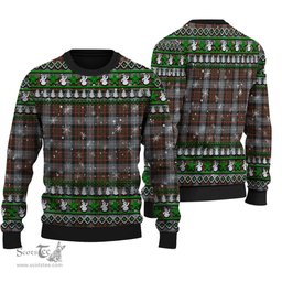 Scottish MacRae Hunting Weathered Clan Tartan Ugly Christmas Sweater - Plaid Family Ugly Sweater Scottish Plaid Tartan Plaid - ScotsTee - scotstee.com