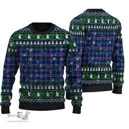Scottish Weir Modern Clan Tartan Ugly Christmas Sweater - Plaid Family Ugly Sweater Scottish Plaid Tartan Plaid - ScotsTee - scotstee.com