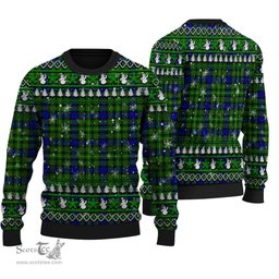 Scottish Rollo Modern Clan Tartan Ugly Christmas Sweater - Plaid Family Ugly Sweater Scottish Plaid Tartan Plaid - ScotsTee - scotstee.com