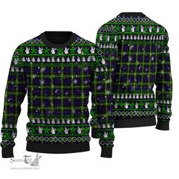 Scottish Watson Modern Clan Tartan Ugly Christmas Sweater - Plaid Family Ugly Sweater Scottish Plaid Tartan Plaid - ScotsTee - scotstee.com