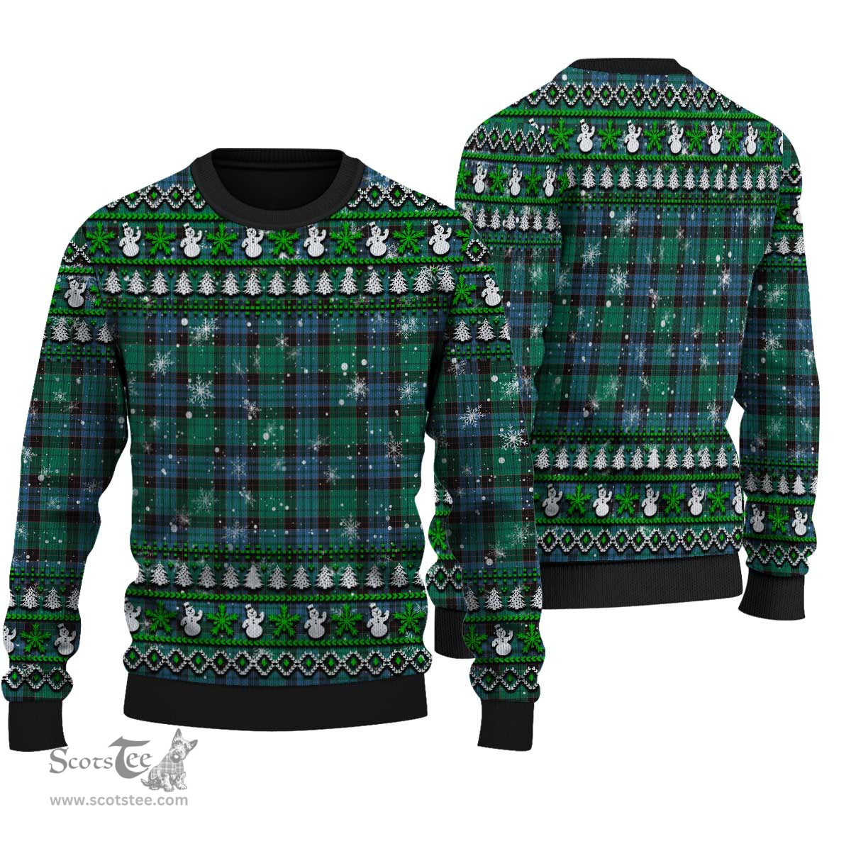 Scottish Stewart Old Ancient Clan Tartan Ugly Christmas Sweater - Plaid Family Ugly Sweater Scottish Plaid Tartan Plaid - ScotsTee - scotstee.com