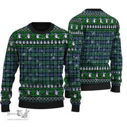 Scottish Rose Hunting Ancient Clan Tartan Ugly Christmas Sweater - Plaid Family Ugly Sweater Scottish Plaid Tartan Plaid - ScotsTee - scotstee.com