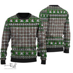 Scottish Stewart Dress Ancient Clan Tartan Ugly Christmas Sweater - Plaid Family Ugly Sweater Scottish Plaid Tartan Plaid - ScotsTee - scotstee.com