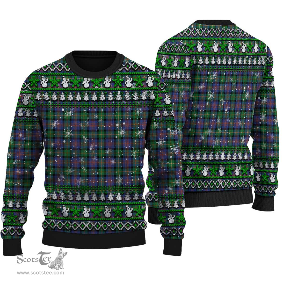 Scottish Logan Ancient Clan Tartan Ugly Christmas Sweater - Plaid Family Ugly Sweater Scottish Plaid Tartan Plaid - ScotsTee - scotstee.com