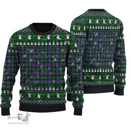 Scottish Logan Ancient Clan Tartan Ugly Christmas Sweater - Plaid Family Ugly Sweater Scottish Plaid Tartan Plaid - ScotsTee - scotstee.com