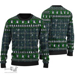 Scottish Kennedy Modern Clan Tartan Ugly Christmas Sweater - Plaid Family Ugly Sweater Scottish Plaid Tartan Plaid - ScotsTee - scotstee.com