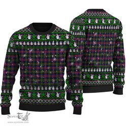 Scottish Logan Modern Clan Tartan Ugly Christmas Sweater - Plaid Family Ugly Sweater Scottish Plaid Tartan Plaid - ScotsTee - scotstee.com