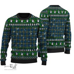 Scottish Colquhoun Ancient Clan Tartan Ugly Christmas Sweater - Plaid Family Ugly Sweater Scottish Plaid Tartan Plaid - ScotsTee - scotstee.com