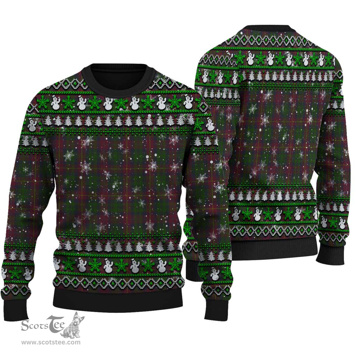 Scottish Cairns Clan Tartan Ugly Christmas Sweater - Plaid Family Ugly Sweater Scottish Plaid Tartan Plaid - ScotsTee - scotstee.com
