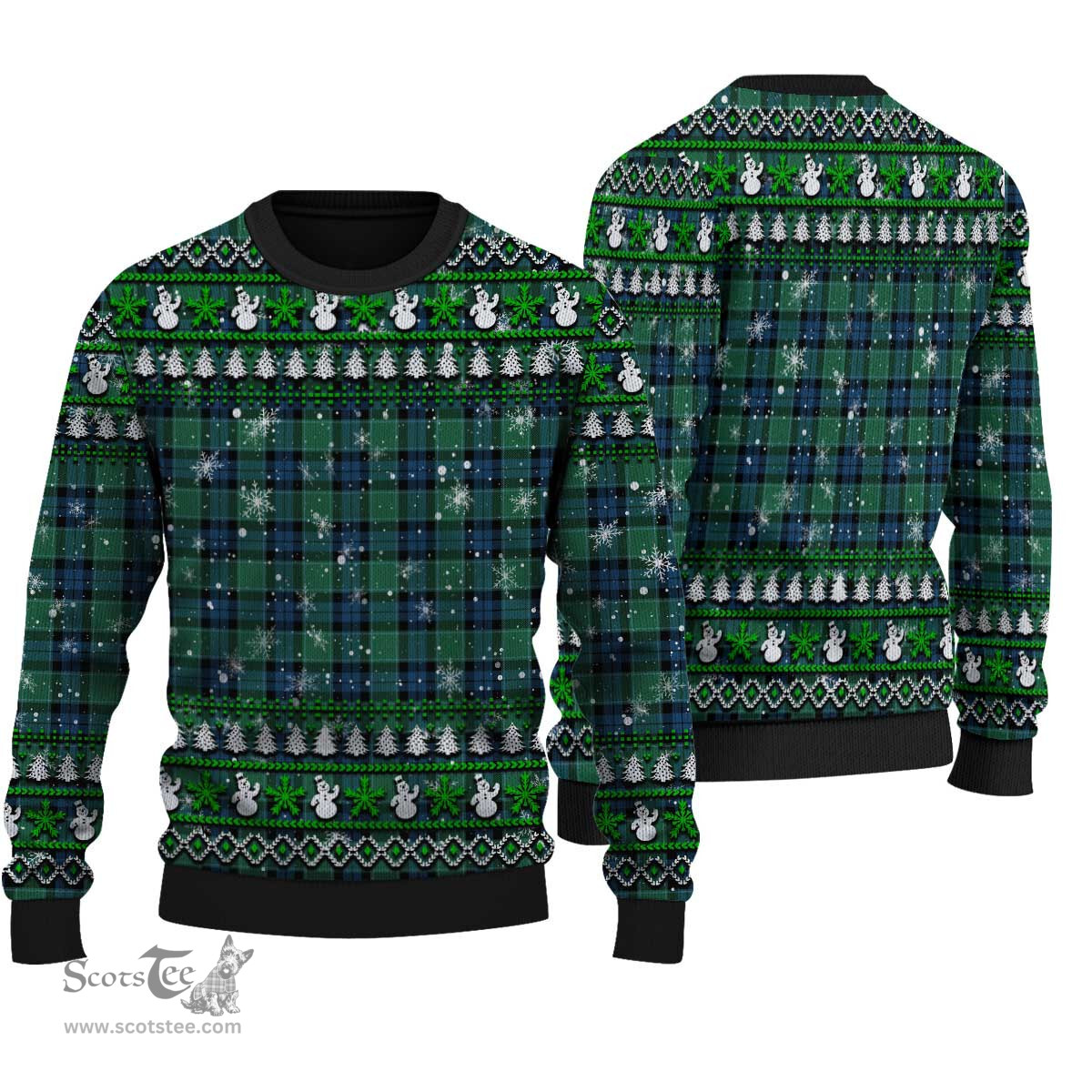Scottish Graham of Menteith Ancient Clan Tartan Ugly Christmas Sweater - Plaid Family Ugly Sweater Scottish Plaid Tartan Plaid - ScotsTee - scotstee.com