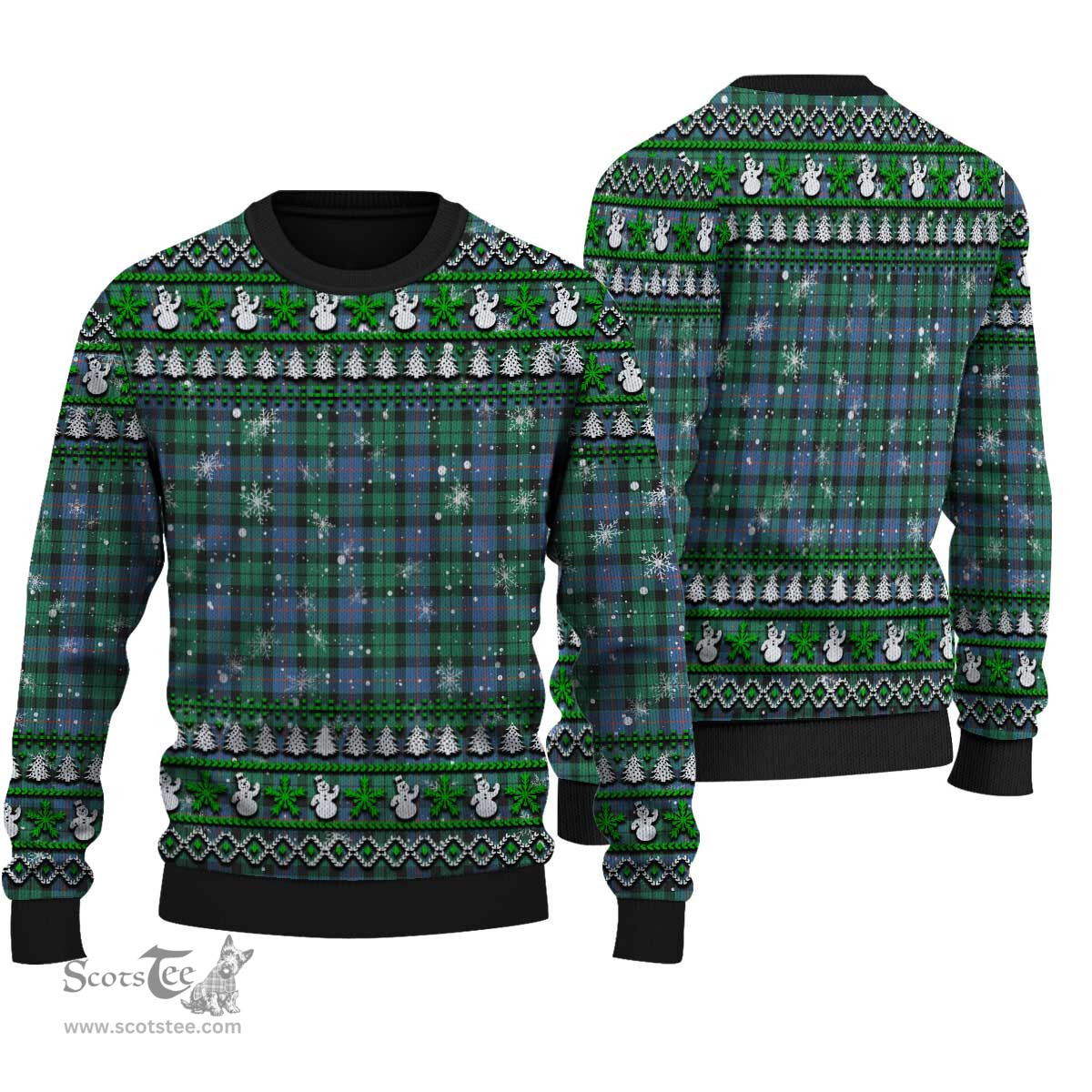 Scottish Morrison Ancient Clan Tartan Ugly Christmas Sweater - Plaid Family Ugly Sweater Scottish Plaid Tartan Plaid - ScotsTee - scotstee.com
