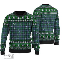 Scottish Morrison Ancient Clan Tartan Ugly Christmas Sweater - Plaid Family Ugly Sweater Scottish Plaid Tartan Plaid - ScotsTee - scotstee.com