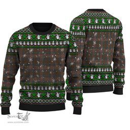 Scottish Kennedy Weathered Clan Tartan Ugly Christmas Sweater - Plaid Family Ugly Sweater Scottish Plaid Tartan Plaid - ScotsTee - scotstee.com