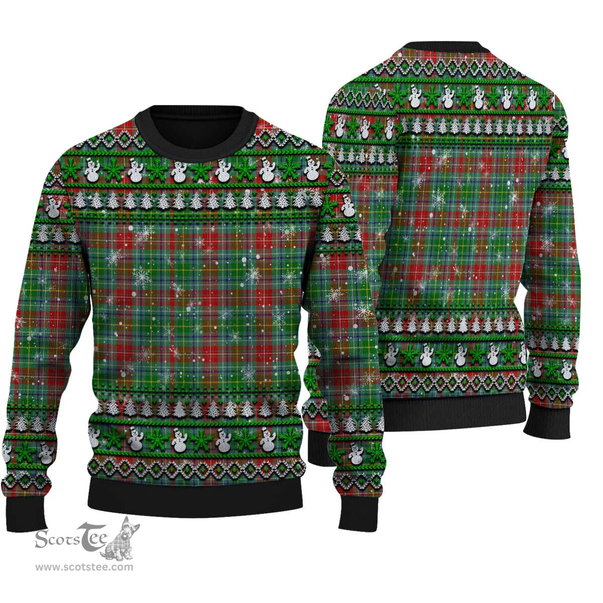 Scottish Muirhead Clan Tartan Ugly Christmas Sweater - Plaid Family Ugly Sweater Scottish Plaid Tartan Plaid - ScotsTee - scotstee.com