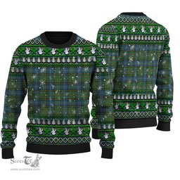 Scottish MacMillan Hunting Ancient Clan Tartan Ugly Christmas Sweater - Plaid Family Ugly Sweater Scottish Plaid Tartan Plaid - ScotsTee - scotstee.com