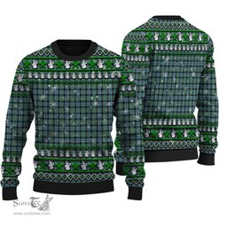 Scottish Melville Clan Tartan Ugly Christmas Sweater - Plaid Family Ugly Sweater Scottish Plaid Tartan Plaid - ScotsTee - scotstee.com