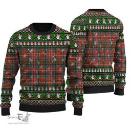 Scottish MacPherson Weathered Clan Tartan Ugly Christmas Sweater - Plaid Family Ugly Sweater Scottish Plaid Tartan Plaid - ScotsTee - scotstee.com