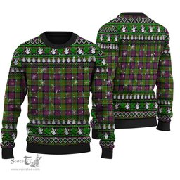 Scottish MacDonald of Clanranald Clan Tartan Ugly Christmas Sweater - Plaid Family Ugly Sweater Scottish Plaid Tartan Plaid - ScotsTee - scotstee.com