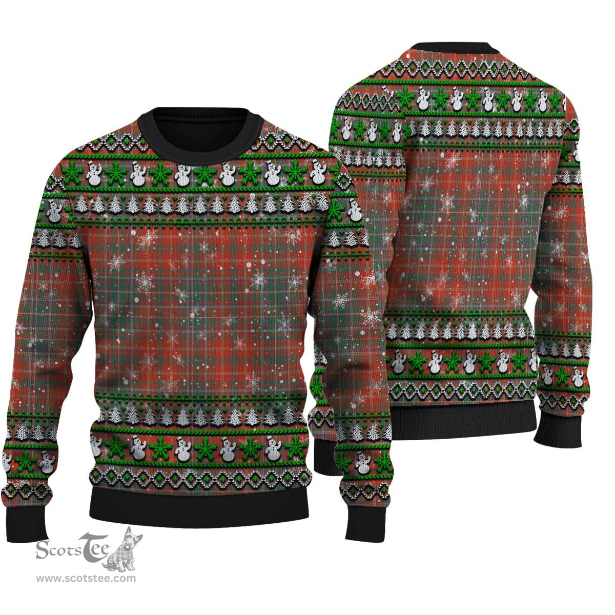 Scottish MacDougall Ancient Clan Tartan Ugly Christmas Sweater - Plaid Family Ugly Sweater Scottish Plaid Tartan Plaid - ScotsTee - scotstee.com