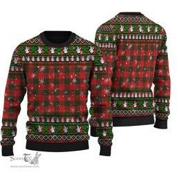 Scottish Erskine Modern Clan Tartan Ugly Christmas Sweater - Plaid Family Ugly Sweater Scottish Plaid Tartan Plaid - ScotsTee - scotstee.com
