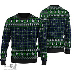 Scottish Lamont Modern Clan Tartan Ugly Christmas Sweater - Plaid Family Ugly Sweater Scottish Plaid Tartan Plaid - ScotsTee - scotstee.com