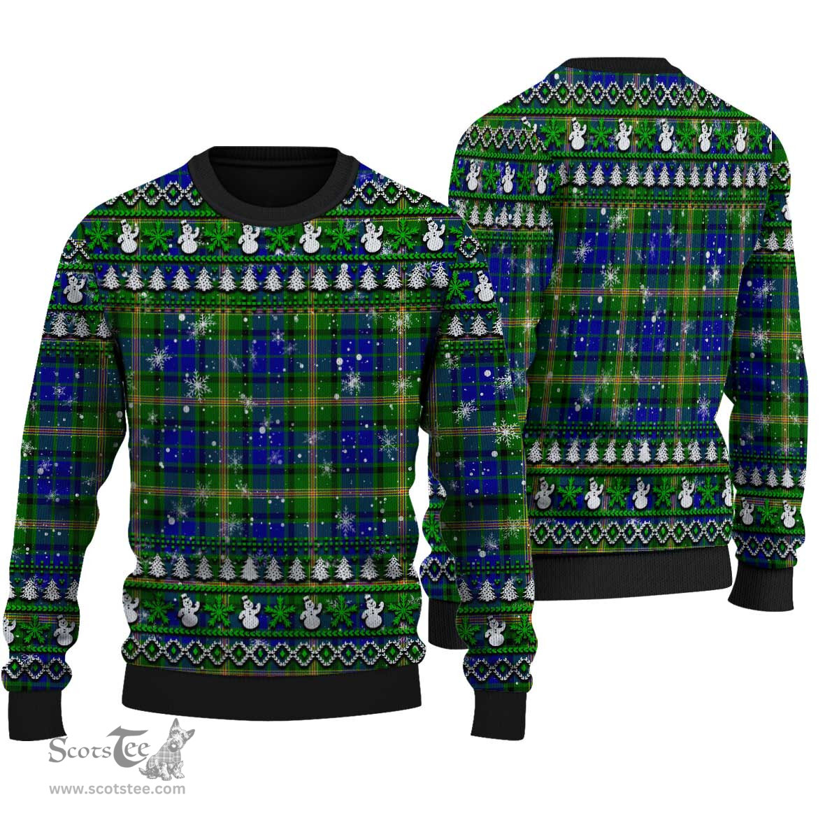 Scottish Maitland Clan Tartan Ugly Christmas Sweater - Plaid Family Ugly Sweater Scottish Plaid Tartan Plaid - ScotsTee - scotstee.com