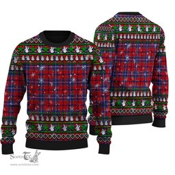 Scottish Wishart Dress Clan Tartan Ugly Christmas Sweater - Plaid Family Ugly Sweater Scottish Plaid Tartan Plaid - ScotsTee - scotstee.com