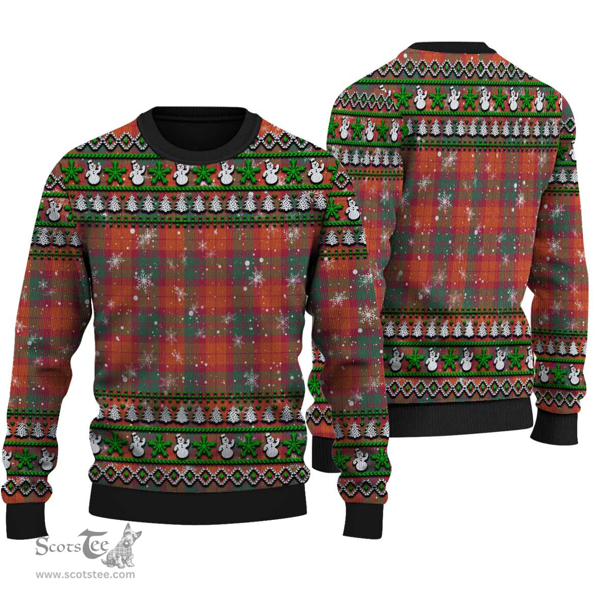 Scottish MacNab Ancient Clan Tartan Ugly Christmas Sweater - Plaid Family Ugly Sweater Scottish Plaid Tartan Plaid - ScotsTee - scotstee.com
