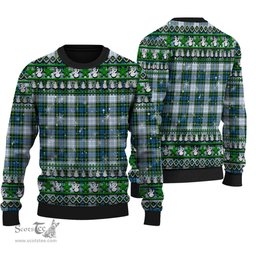 Scottish Campbell Dress Clan Tartan Ugly Christmas Sweater - Plaid Family Ugly Sweater Scottish Plaid Tartan Plaid - ScotsTee - scotstee.com